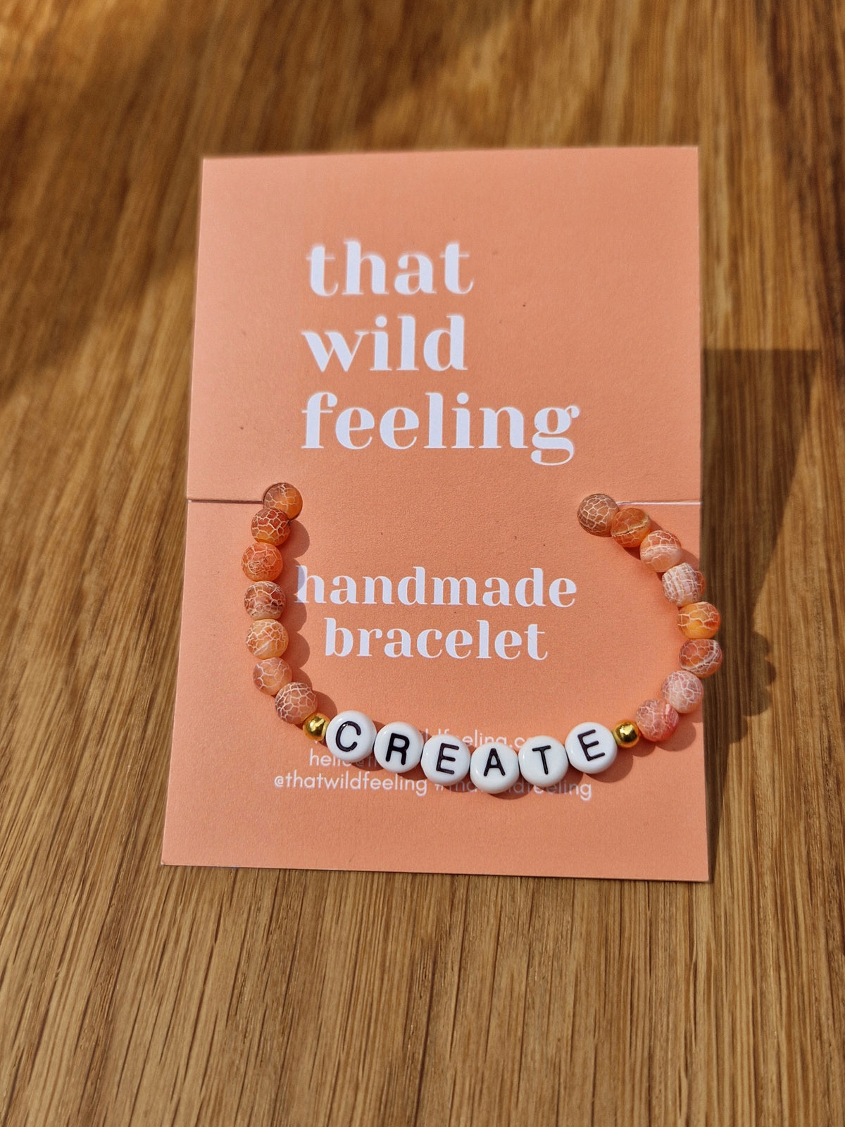 Crystal Word Bracelet