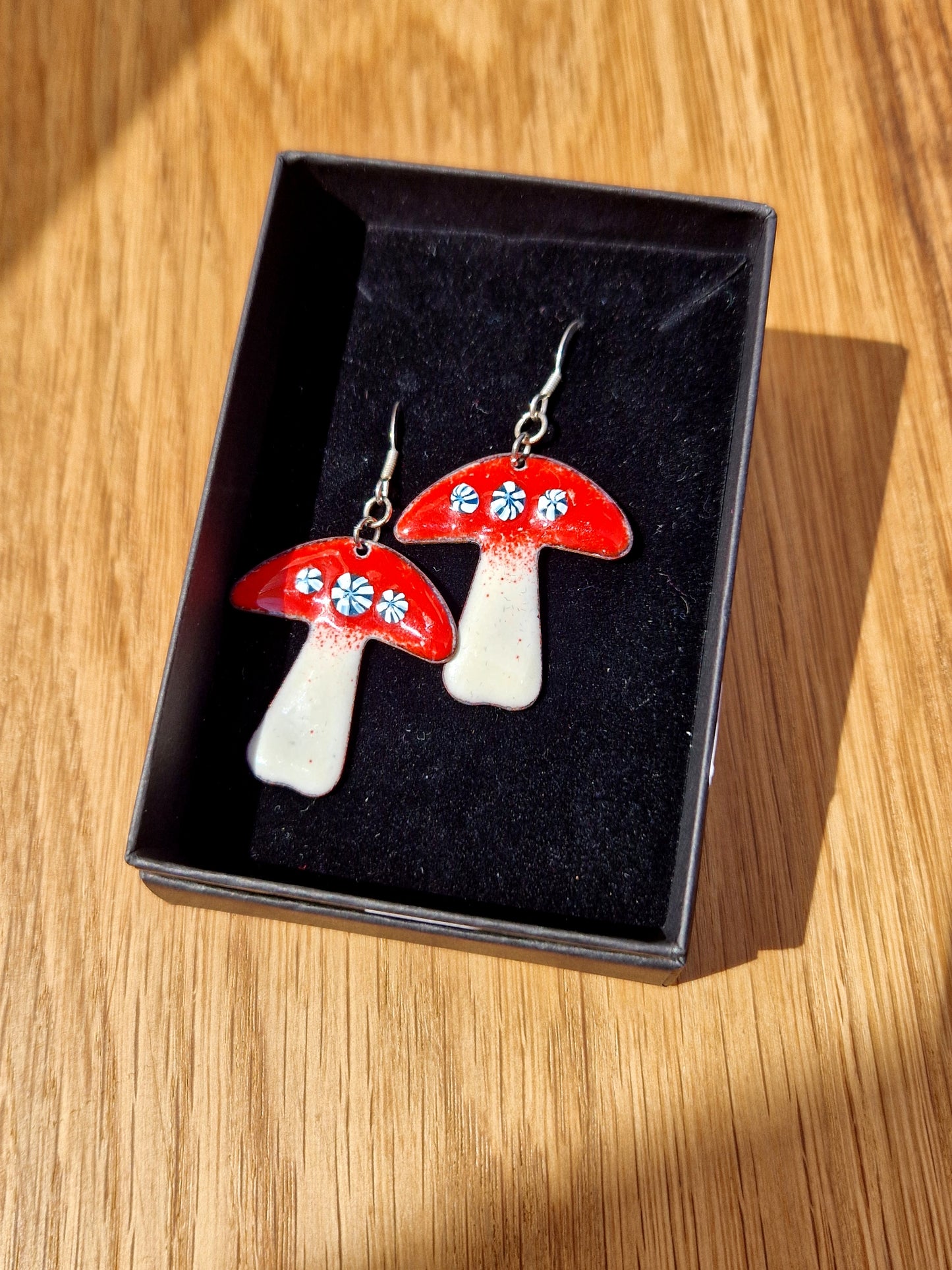 Toadstool Handmade Enamel Jewellery