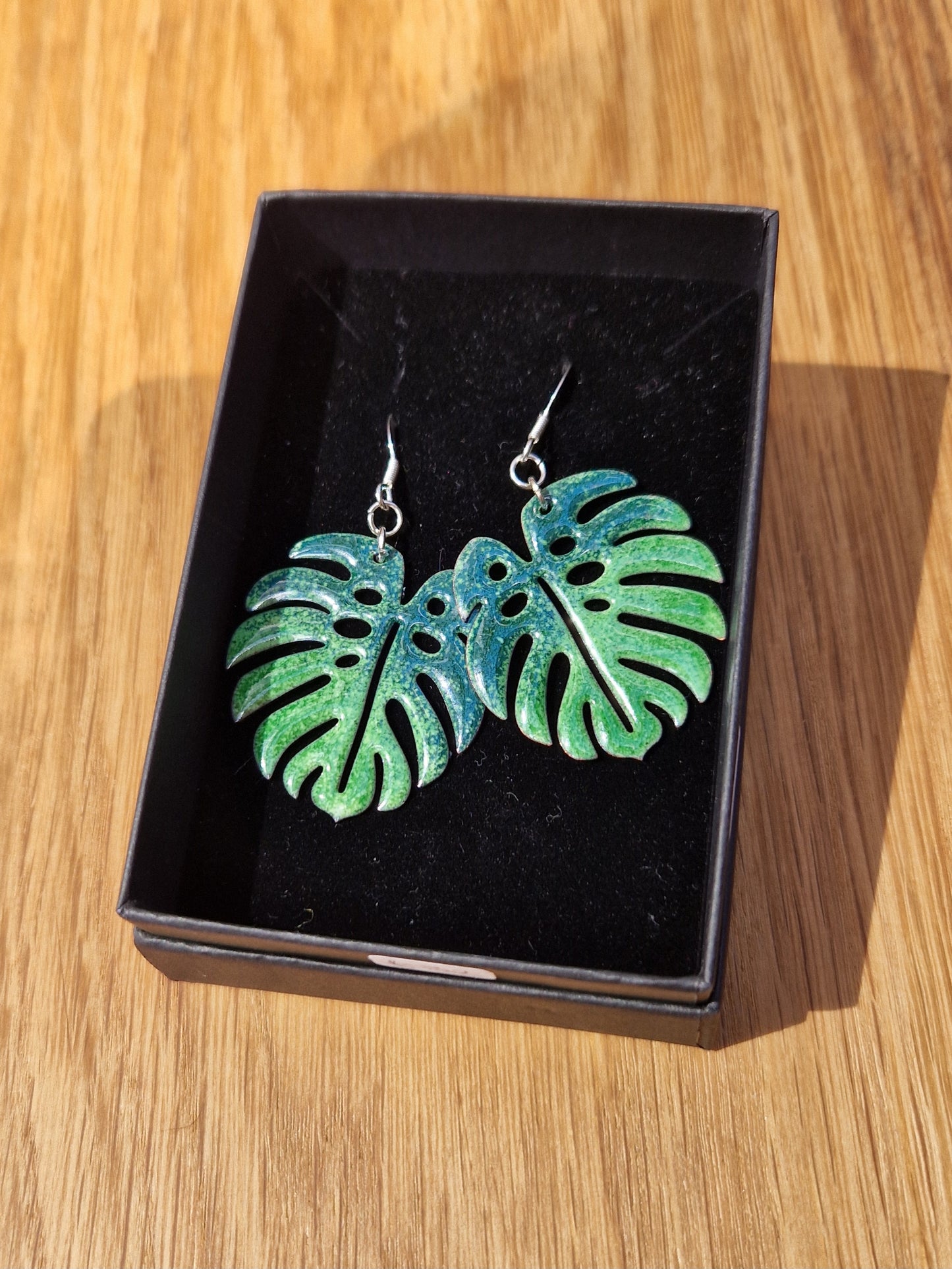 Monstera Handmade Enamel Jewellery