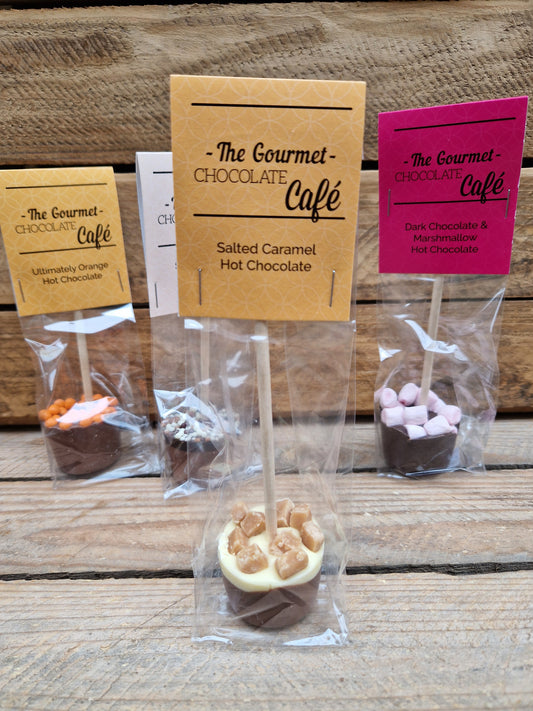 Salted Caramel Hot Chocolate Stirrer