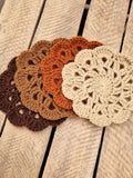 Set Of 4 Crochet Coasters