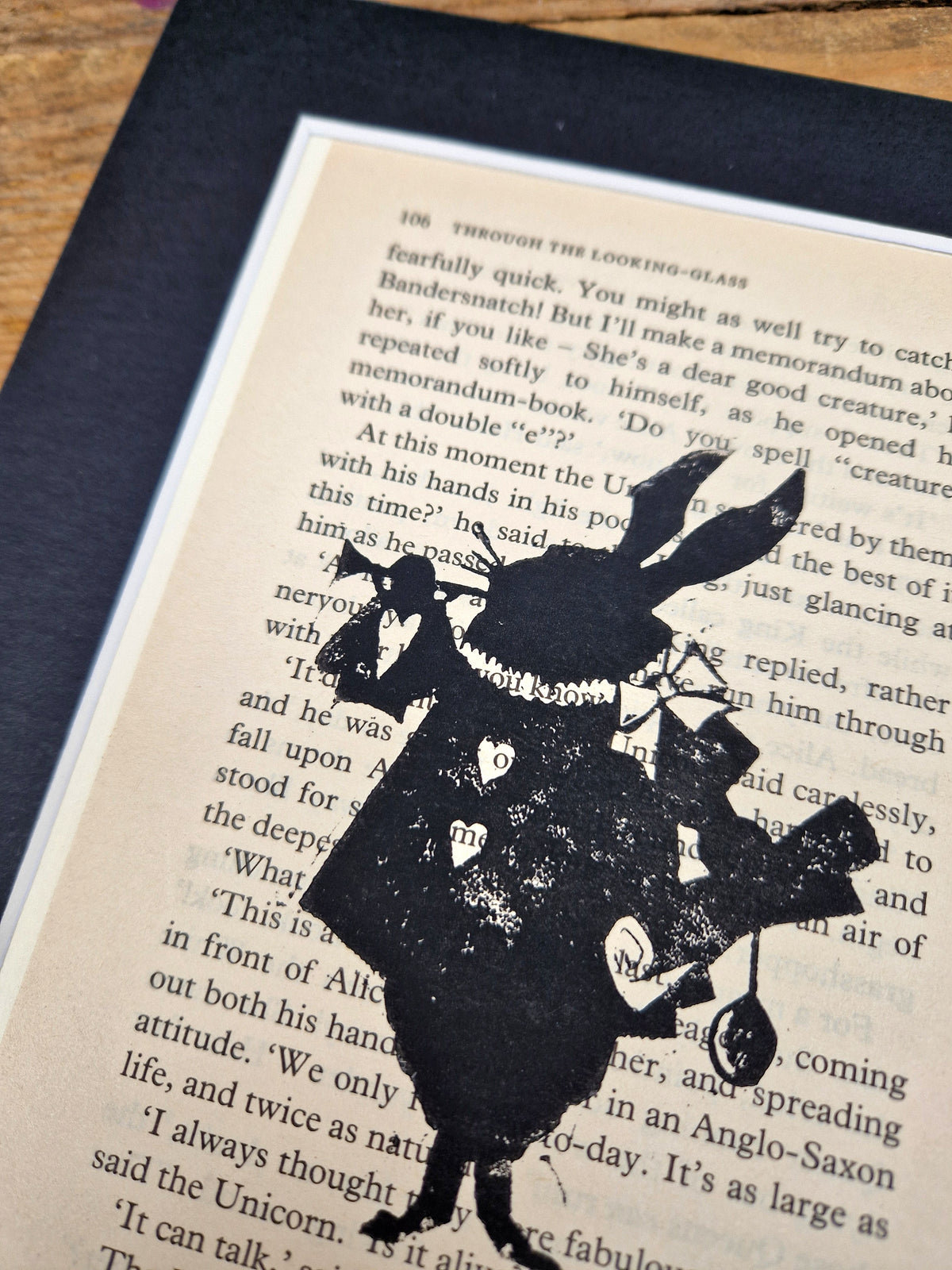 Alice In Wonderland Lino Print - 4 Designs Available