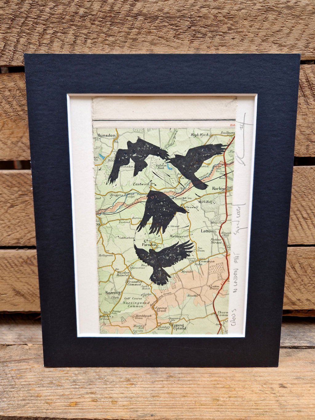 British Wildlife Map Lino Print - 5 Designs Available