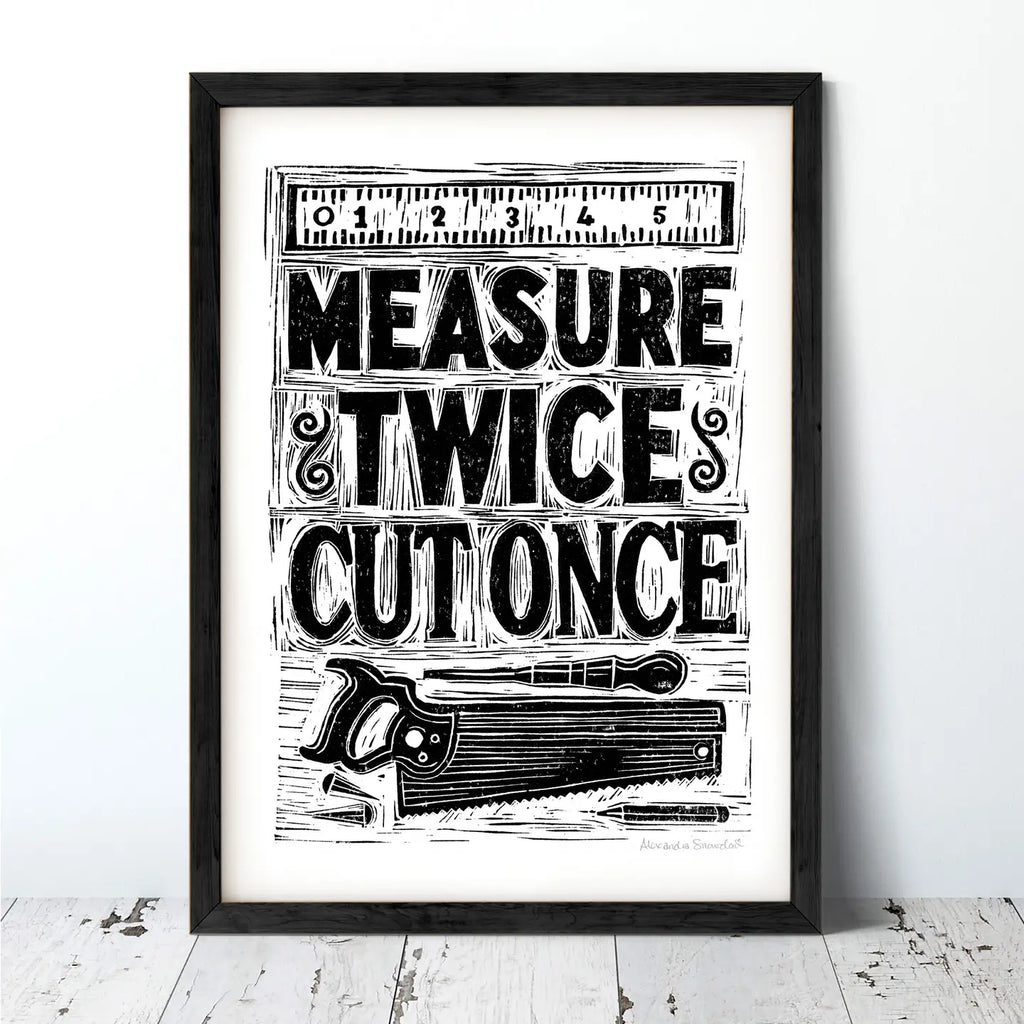 Carpenters Quote Print