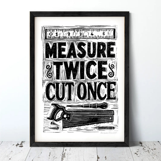 Carpenters Quote Print