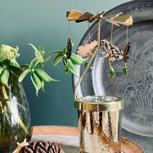 Frog Candle Carousel