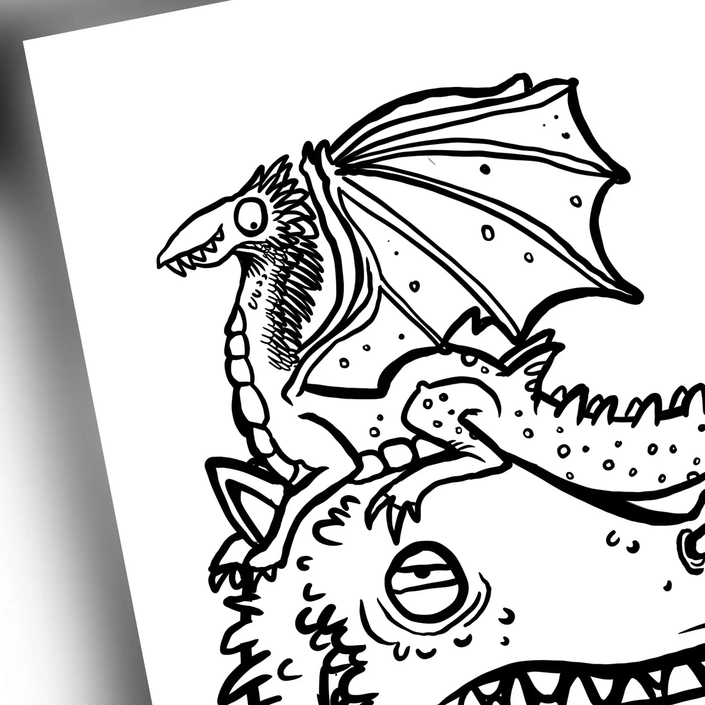 Dragons! Colouring Book