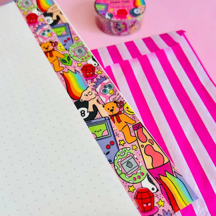 90's Nostalgia - Vertical Washi Tape