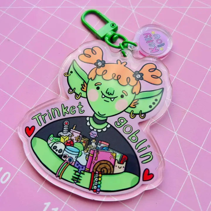 Trinket Goblin - Acrylic Keyring
