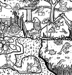 Garden! Giant Colouring Poster
