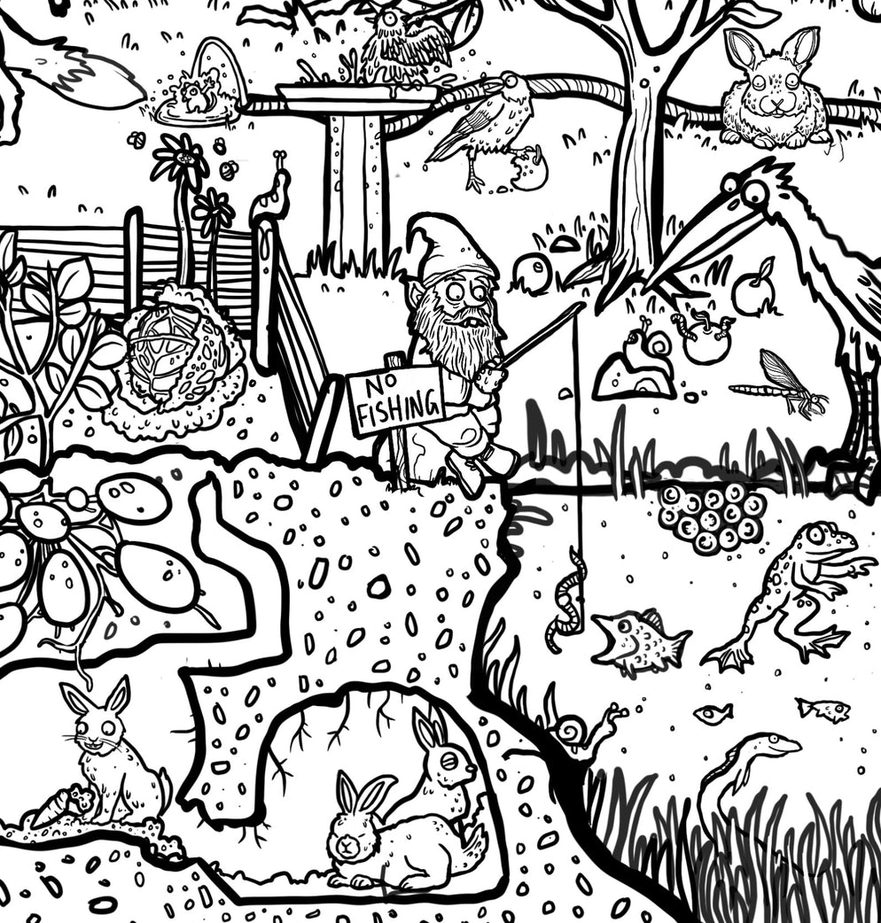 Garden! Giant Colouring Poster