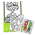Tiger Moth Split Pin Puppet Craft Kit