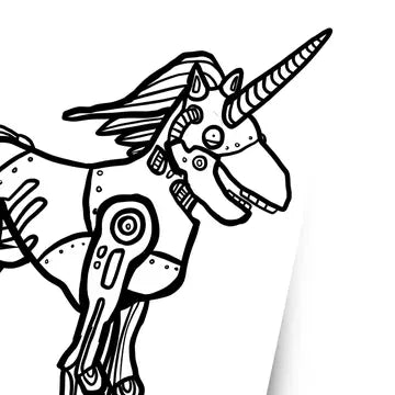 Robots! Colouring Book