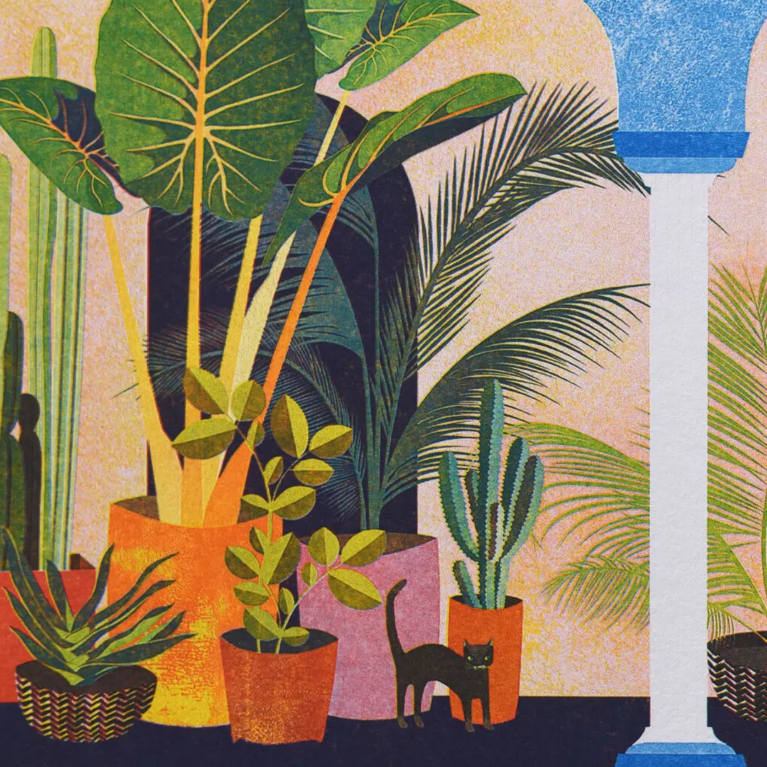 Hacidenda A4 Risograph Art Print