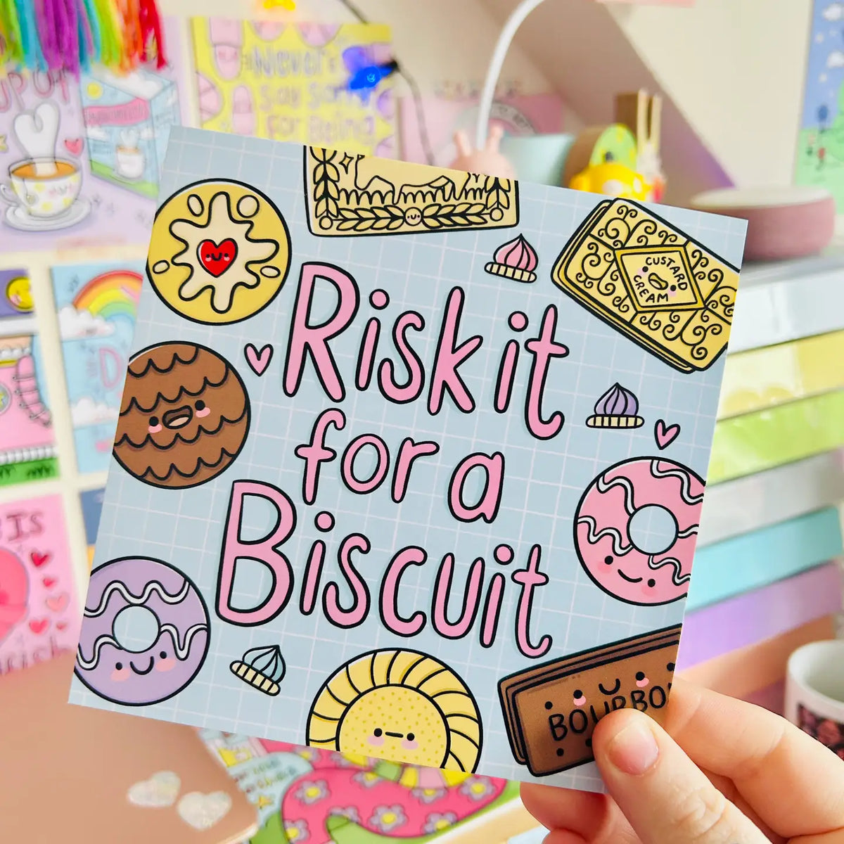 Risk It For A Biscuit Mini Print