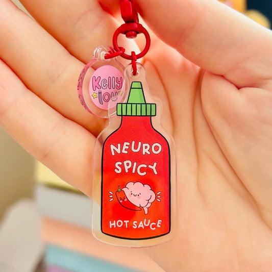 Neurospicy - Acrylic Keyring