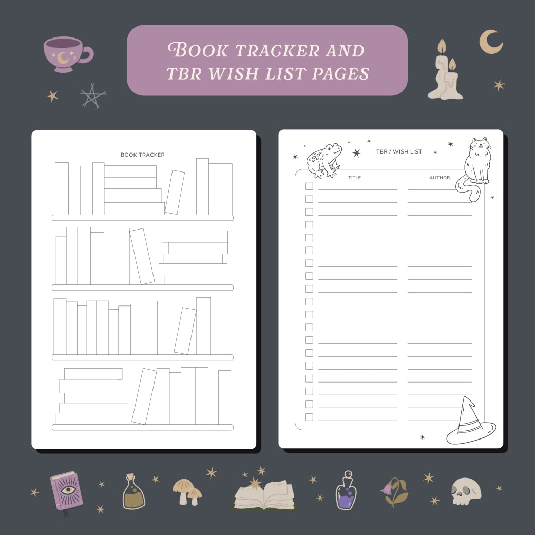 Whimsy Witch Reading Journal