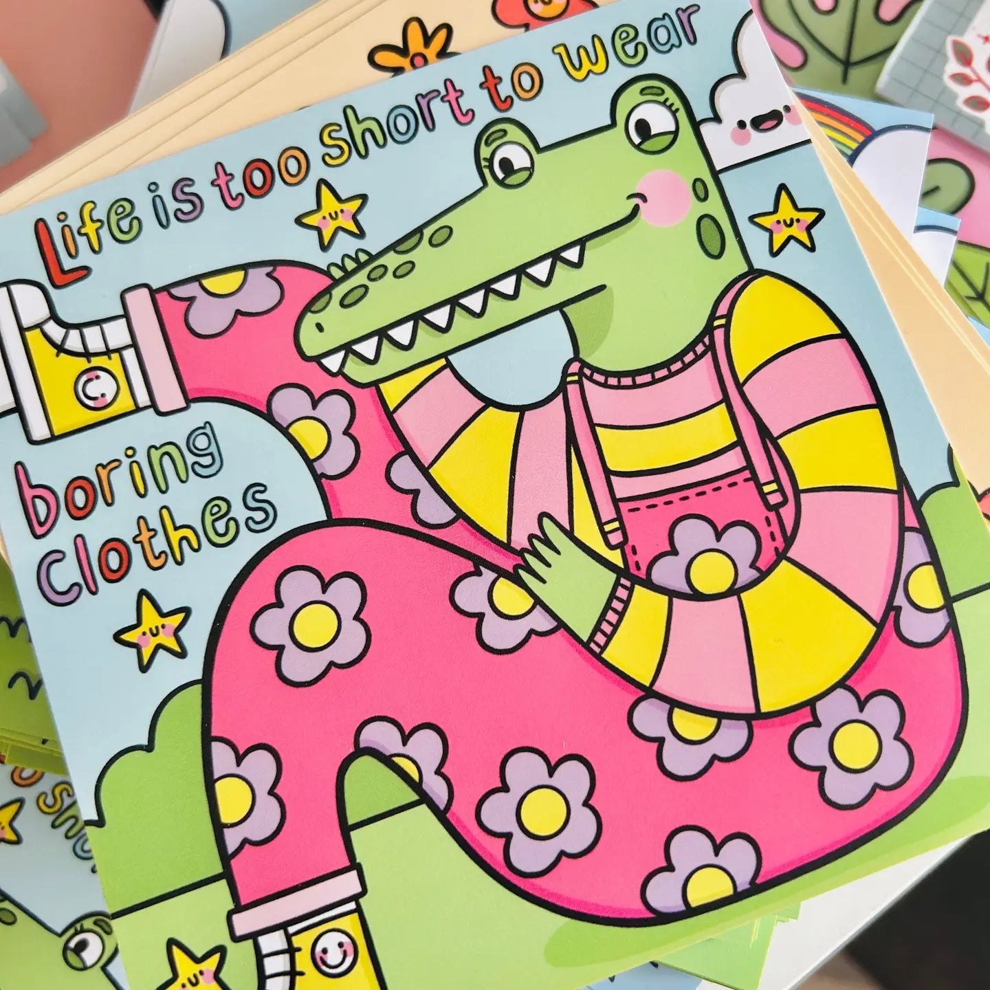 Life's Too Short For Boring Clothes Mini Print