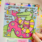 Life's Too Short For Boring Clothes Mini Print