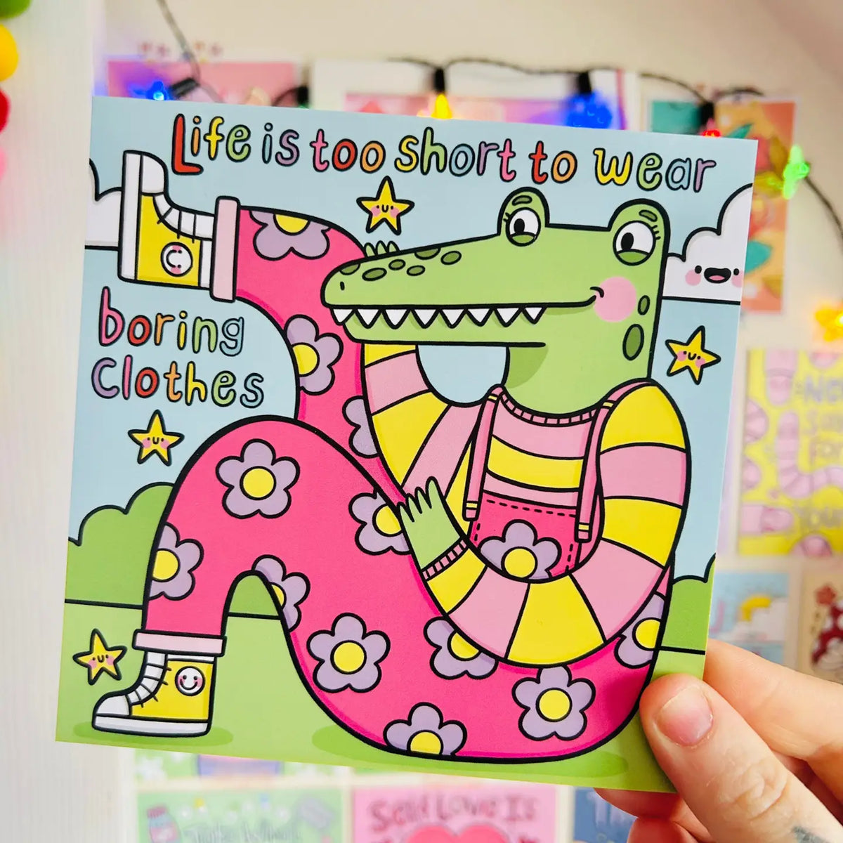 Life's Too Short For Boring Clothes Mini Print