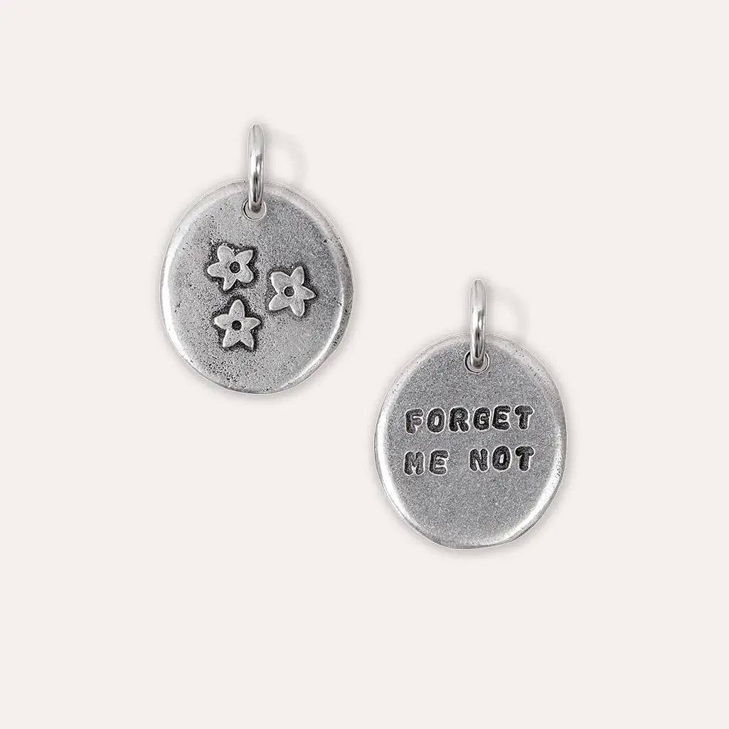 'Forget Me Not' Pewter Charm