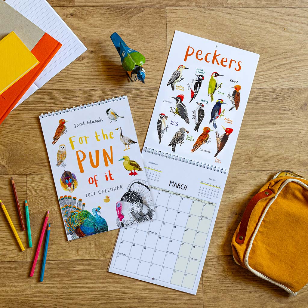 2027 'for the Pun of It' Wall Calendar