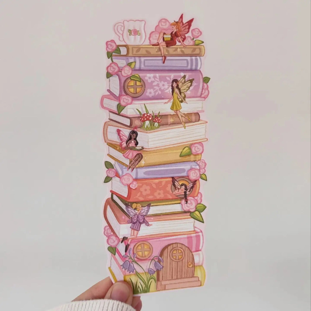 Fairy Bookstack Bookmark