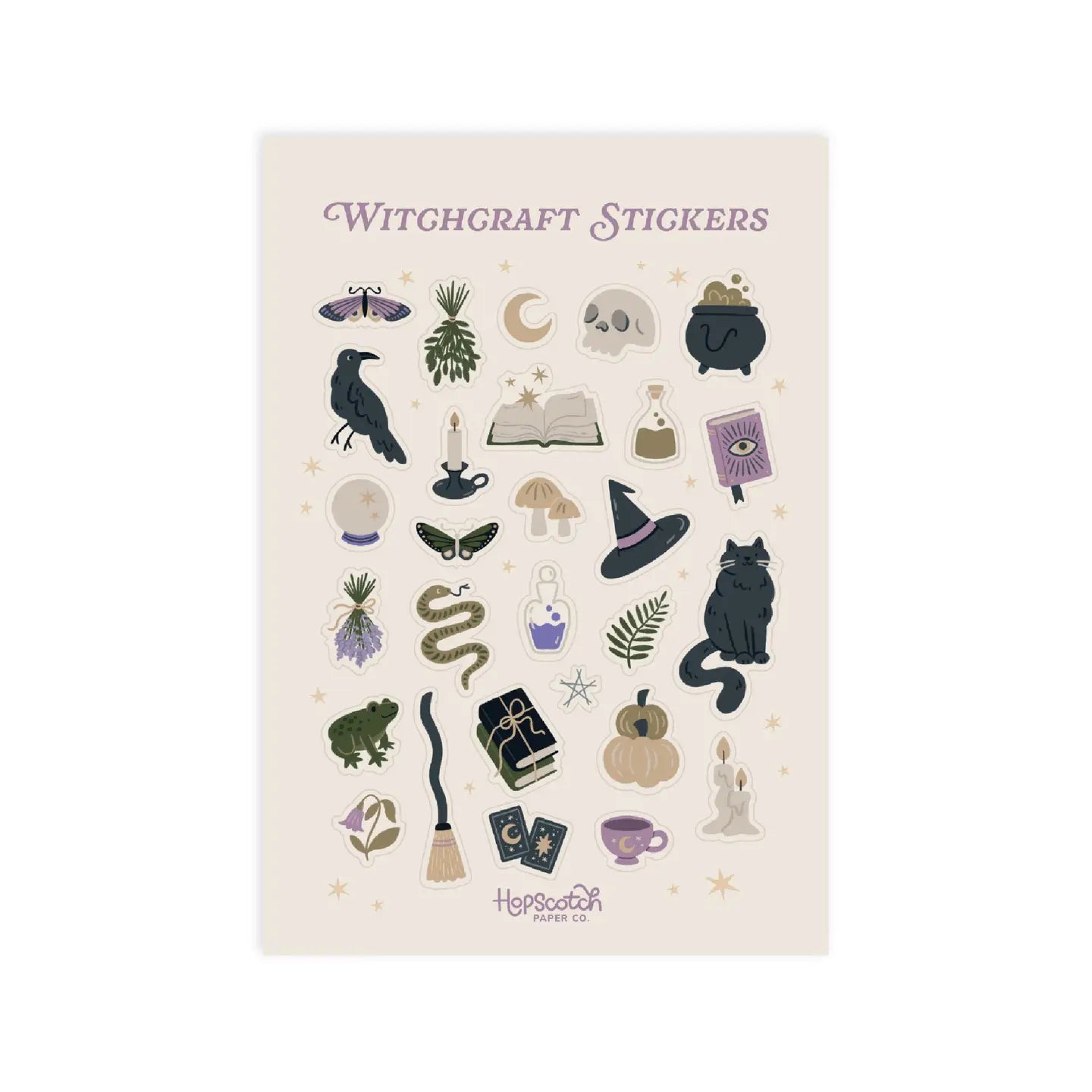Whimsy Witch Journal Sticker Sheet