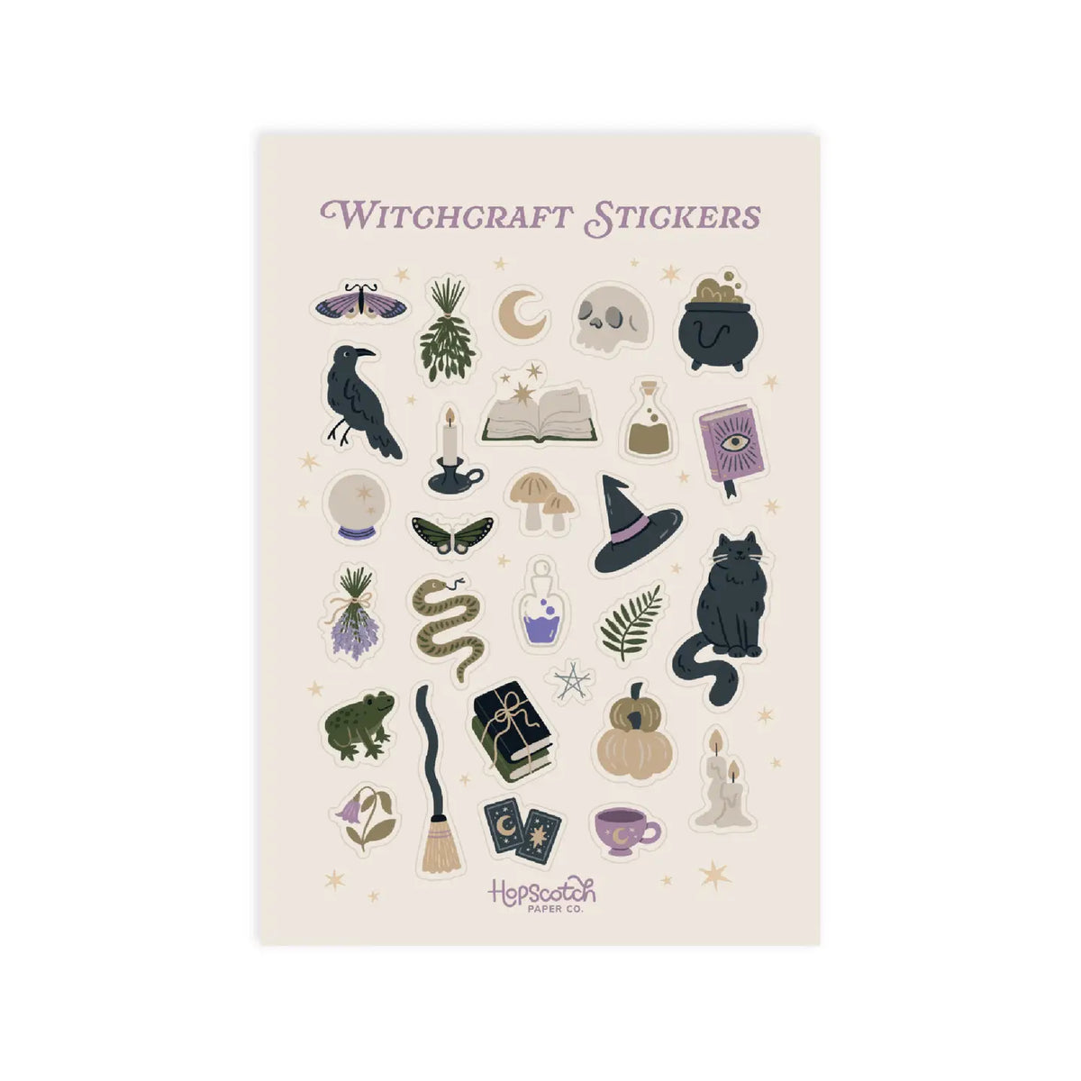 Whimsy Witch Journal Sticker Sheet