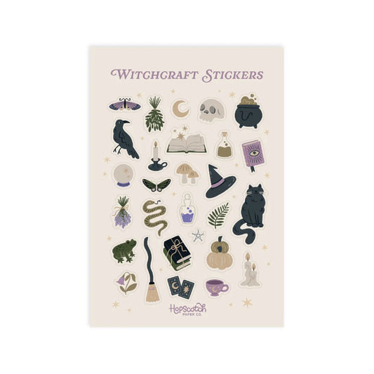 Whimsy Witch Journal Sticker Sheet