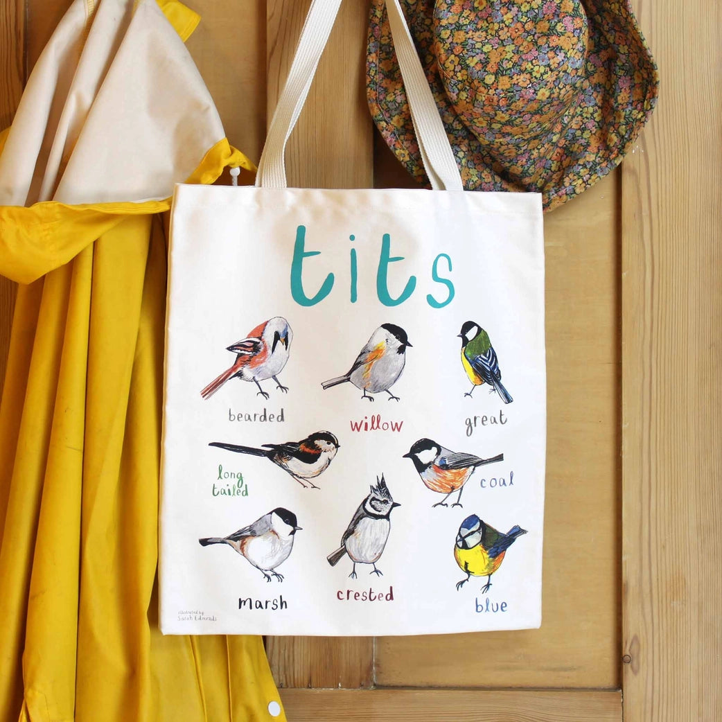 Tits & Boobies Pun Tote Bag