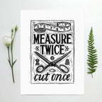 Sewing Quote Print
