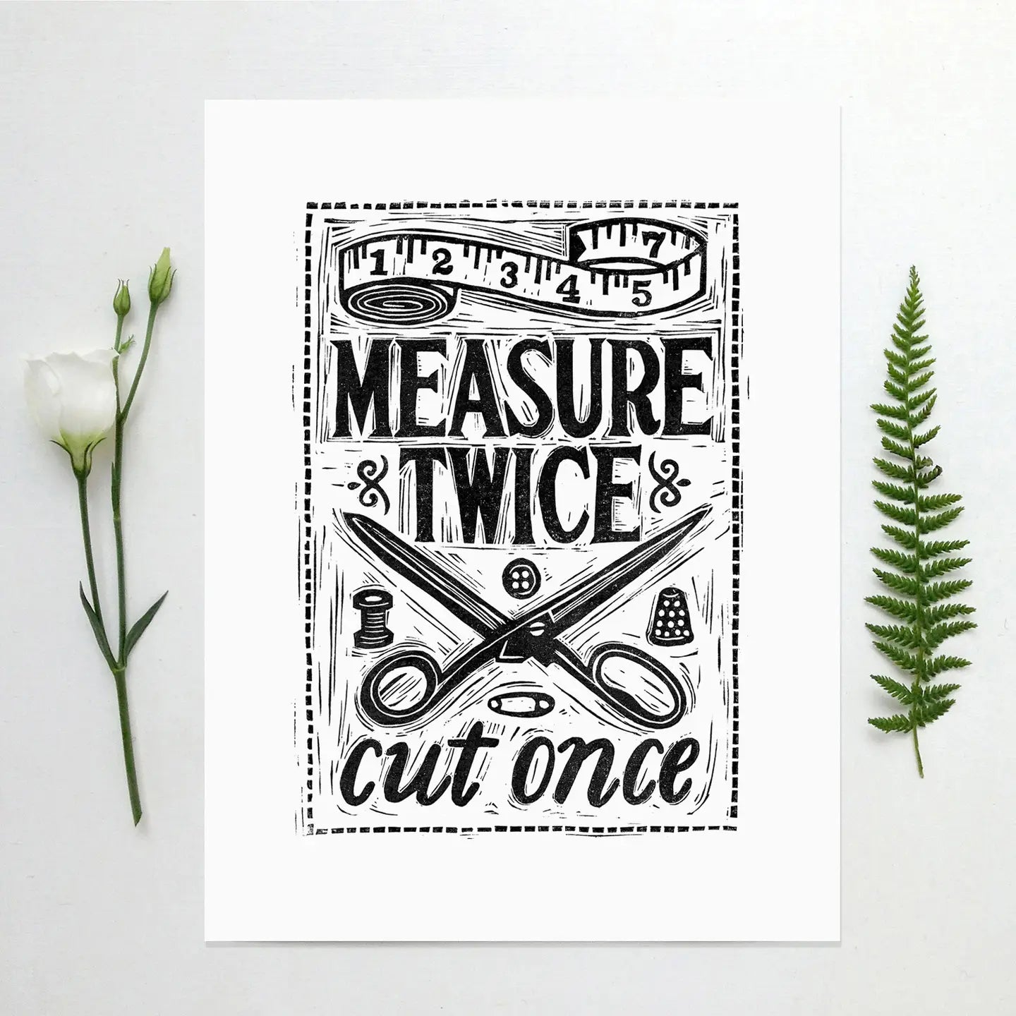 Sewing Quote Print