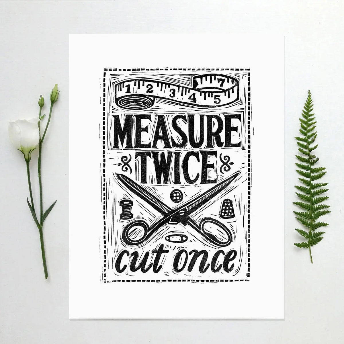 Sewing Quote Print