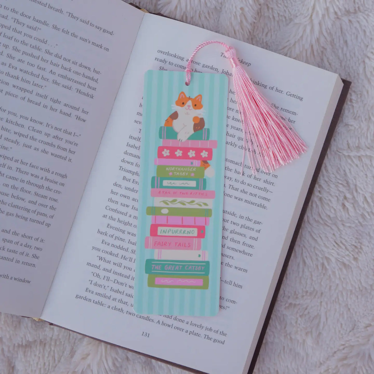 Cat Bookstack Bookmark
