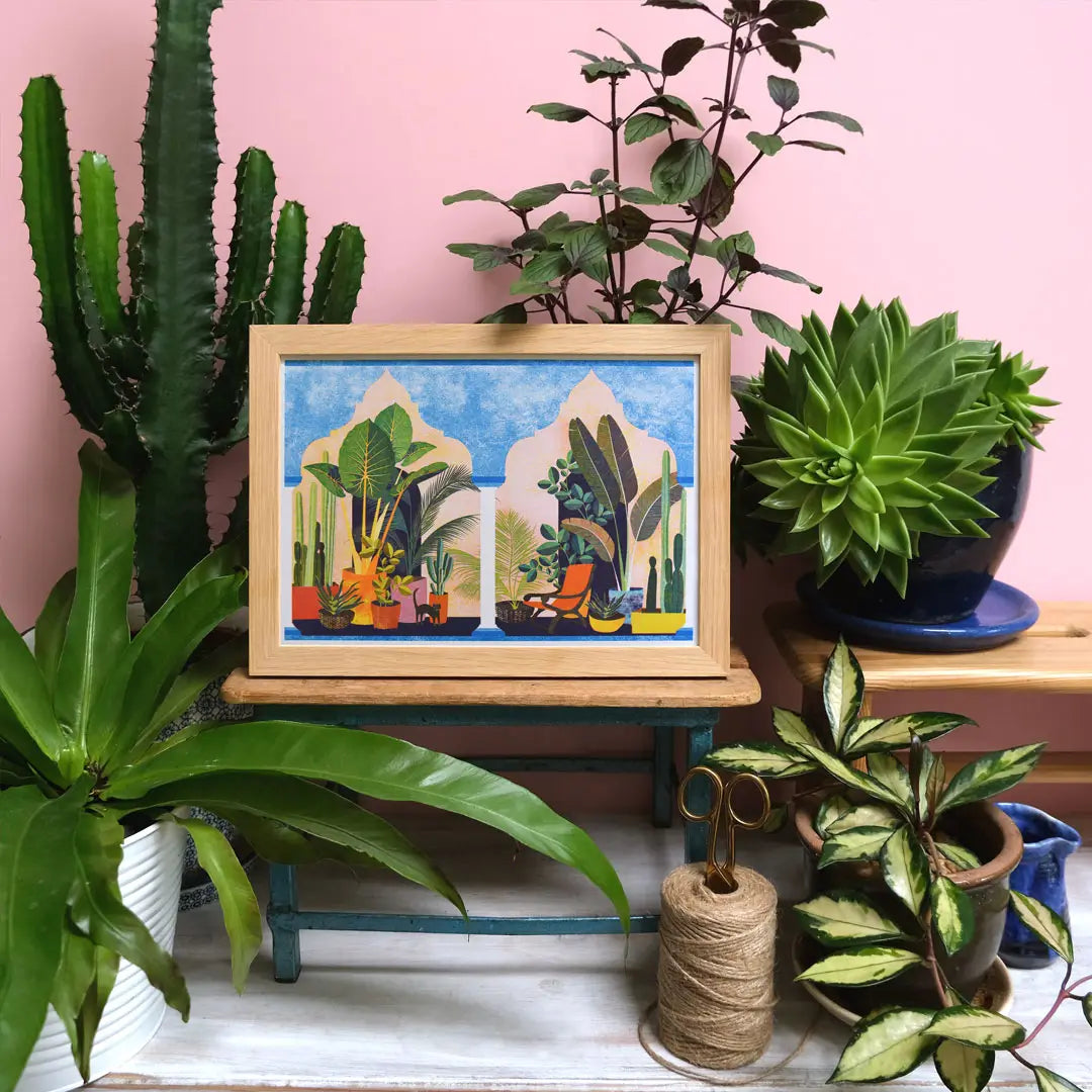 Hacidenda A4 Risograph Art Print