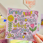 Grow Through What You Go Through Mini Print