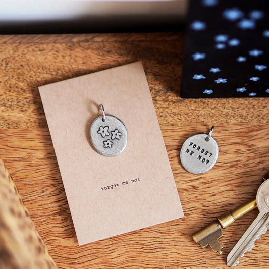 'Forget Me Not' Pewter Charm