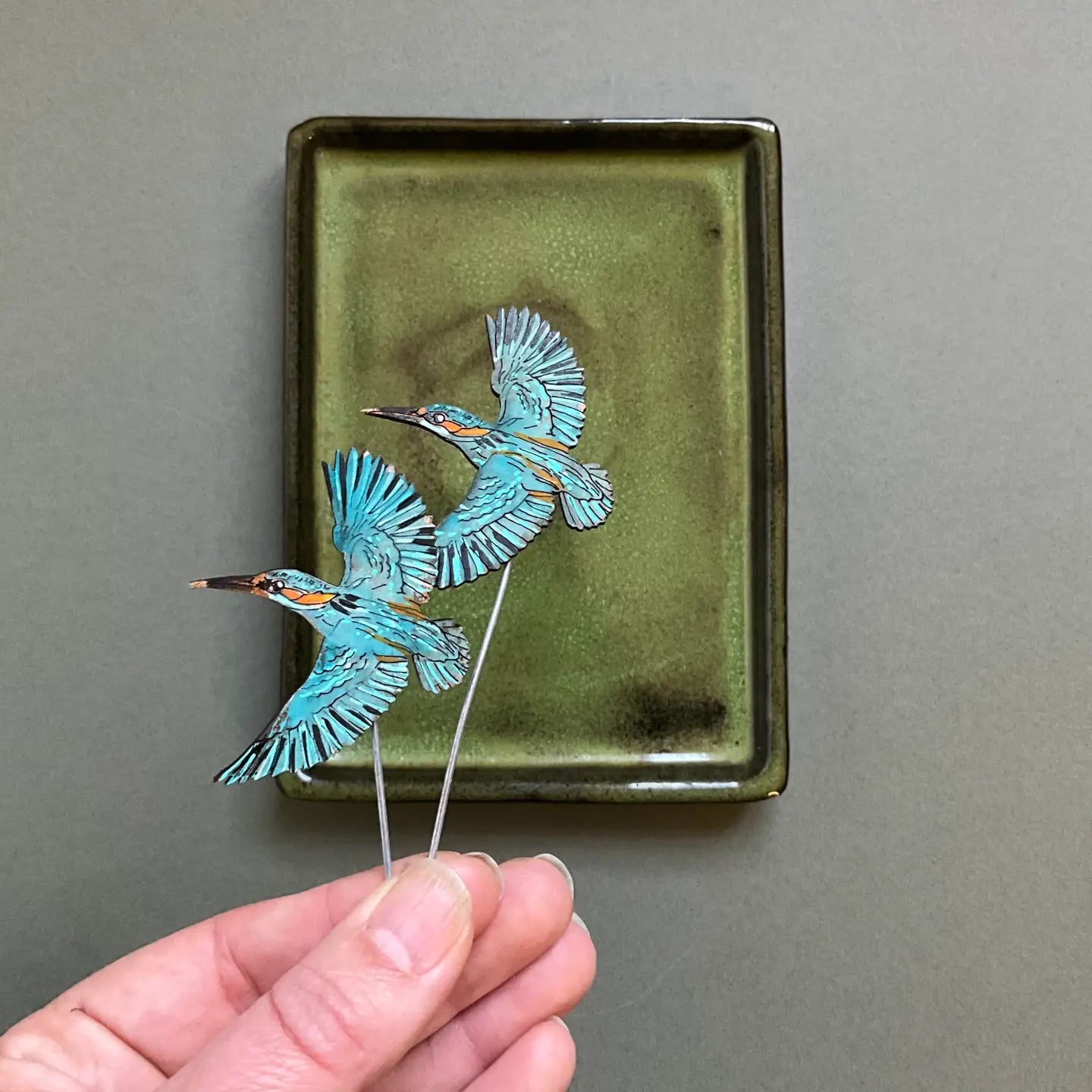 Kingfisher Plant Pot Companions