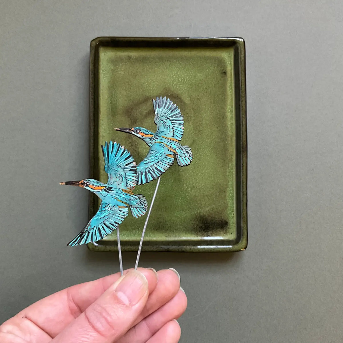 Kingfisher Plant Pot Companions