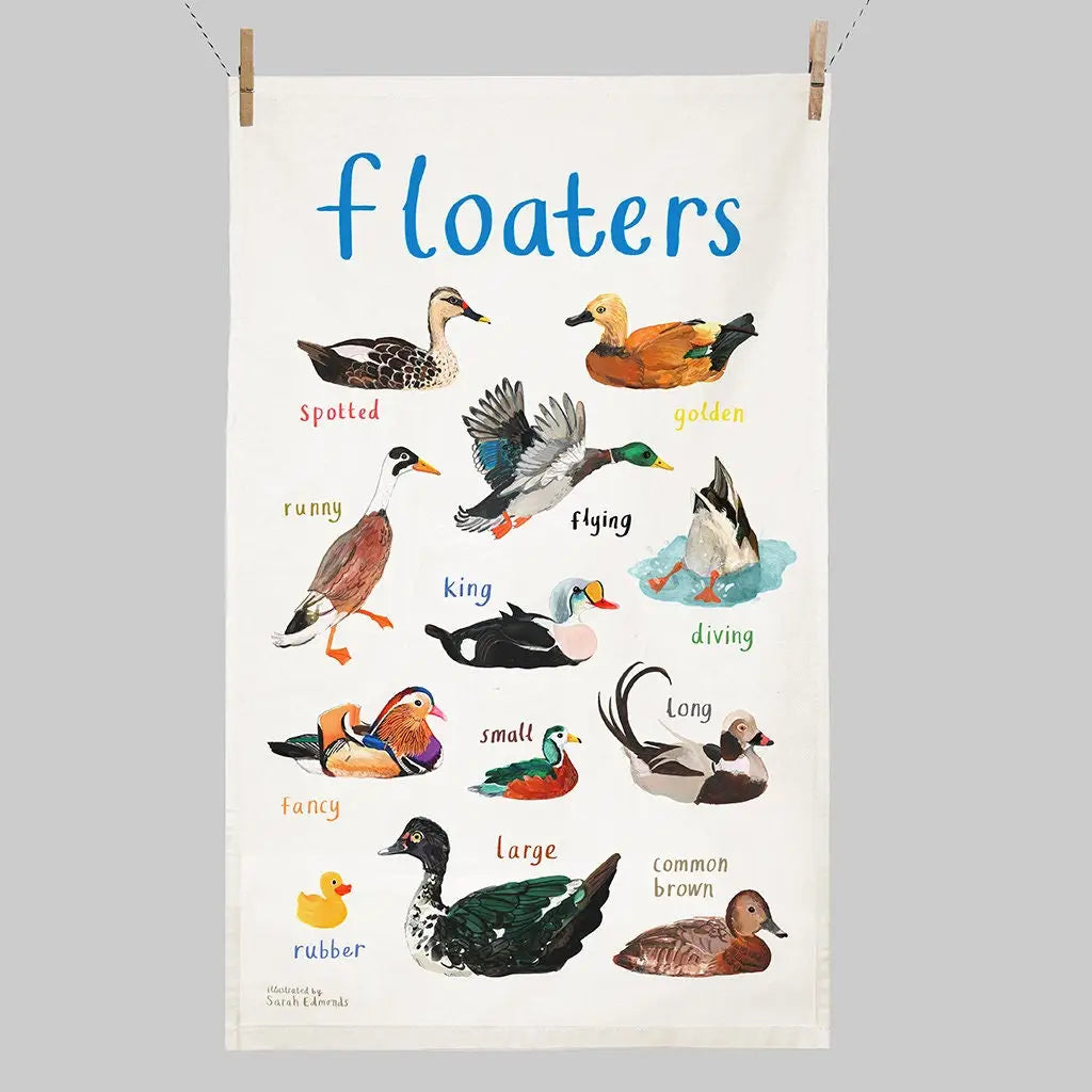 Floaters Cotton Tea Towel