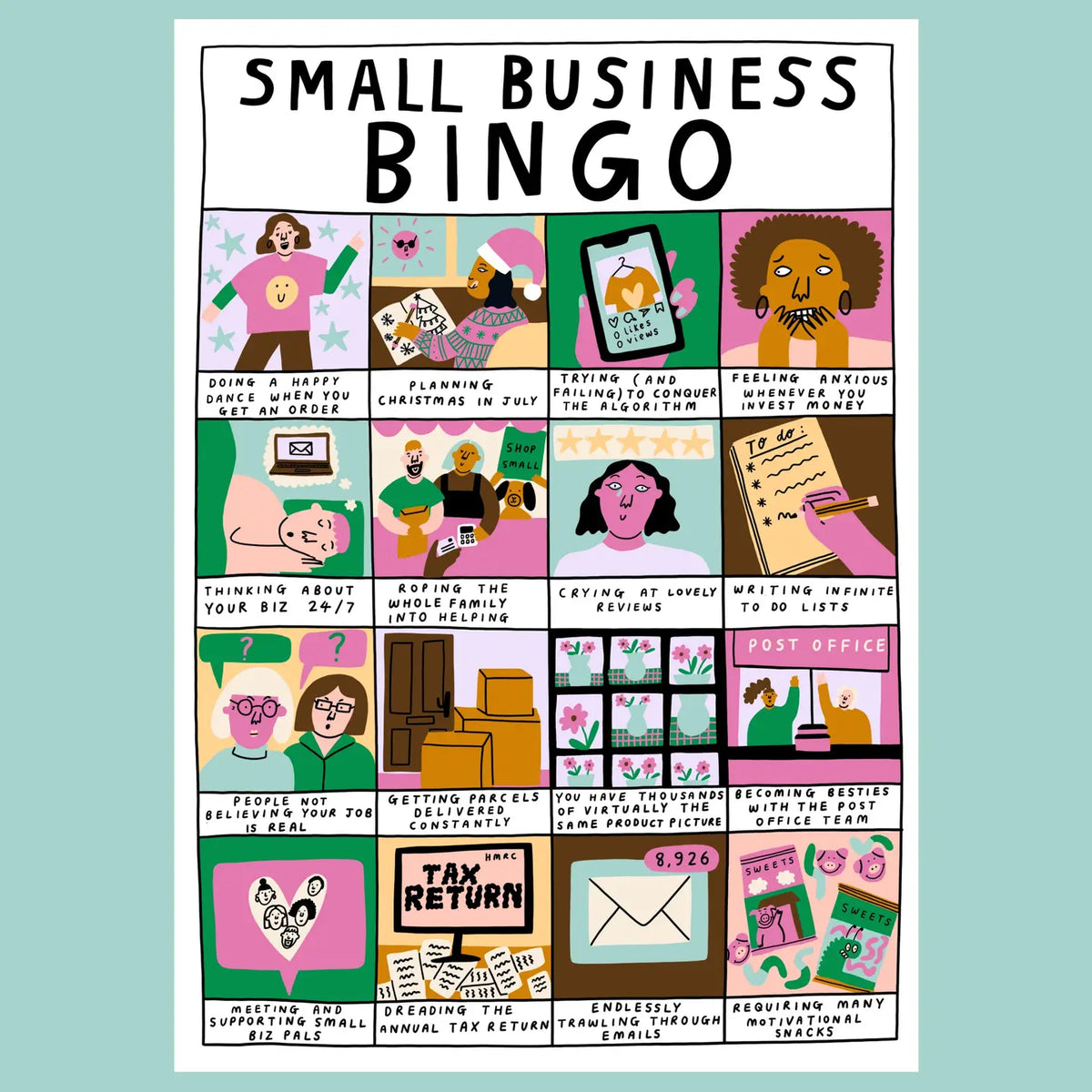 Small Business Bingo - 2 Sizes Available