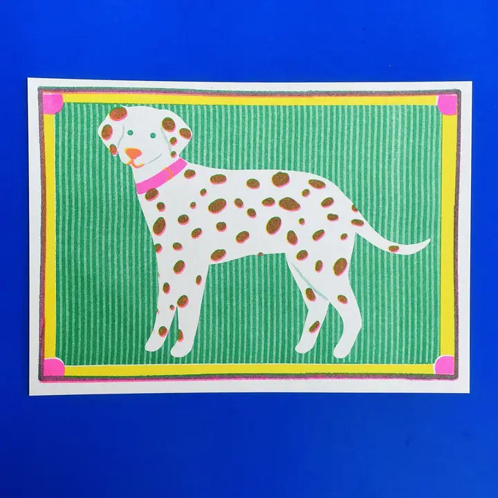 Dalmatian Risograph Mini Print - A5