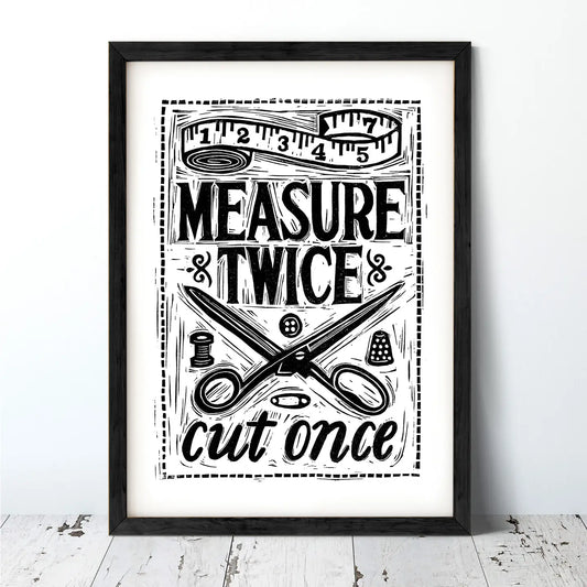 Sewing Quote Print