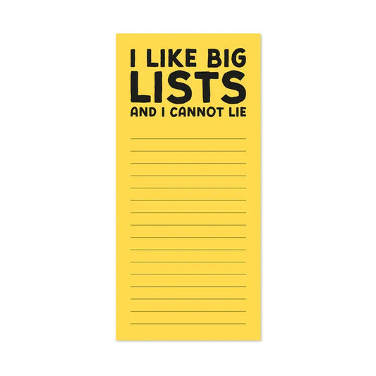 'Big List' Shopping List Pad