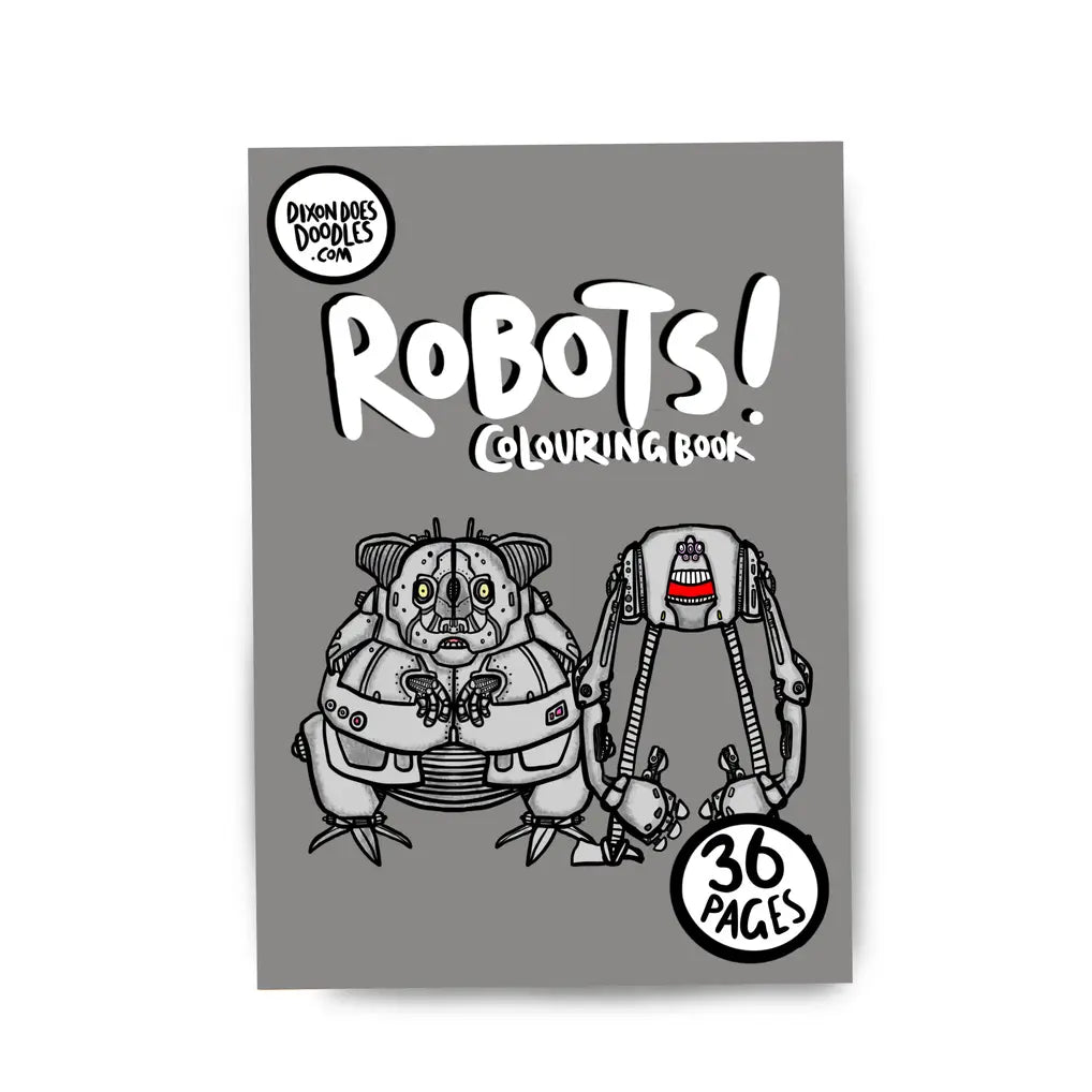 Robots! Colouring Book
