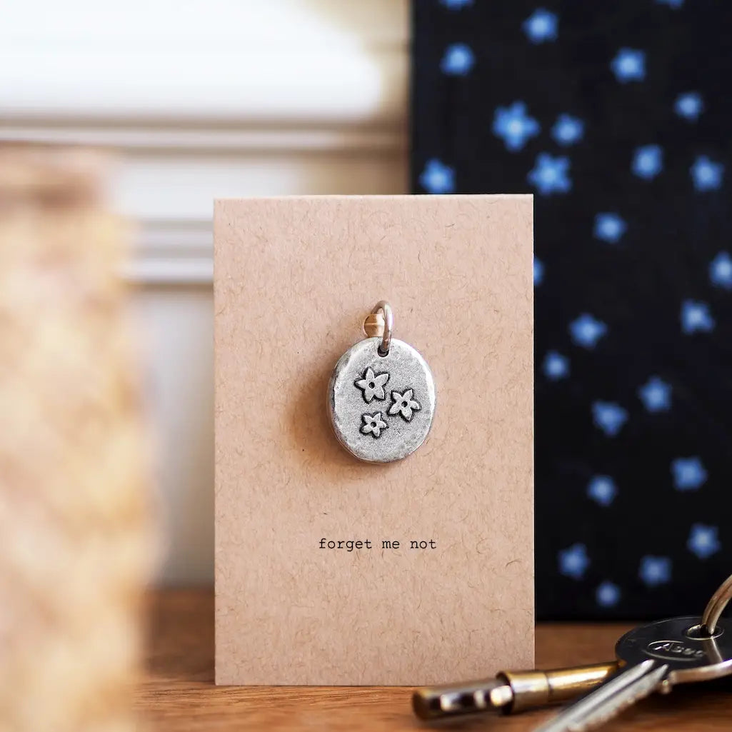 'Forget Me Not' Pewter Charm