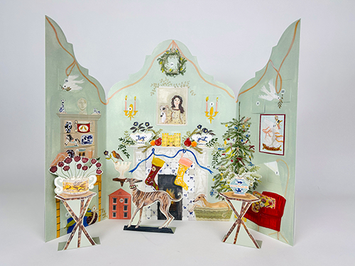 Festive Dutch Gable Advent Calendar