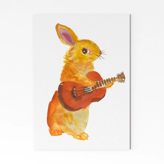 Acoustic Bunny A5 Print
