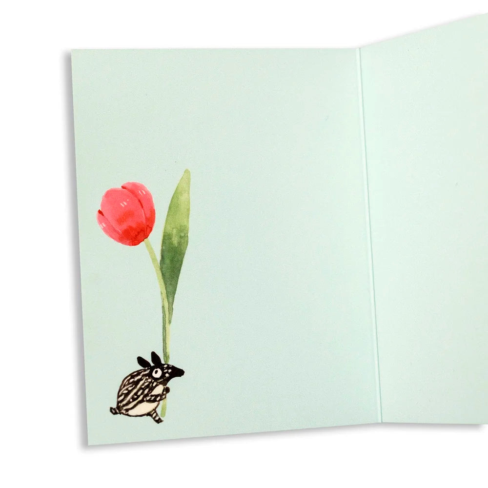 Tapir Flower Party Card Park